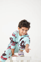 Kids Spider-Man Allover Printed Tracksuit | 100% Cotton Fleece