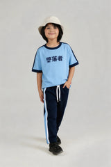 Kids Japanese Graphic T-Shirt & Trouser Set