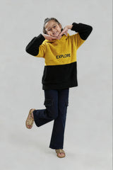 Kids "EXPLORE" Fur Hoodie – Ultra Soft Winter Wear