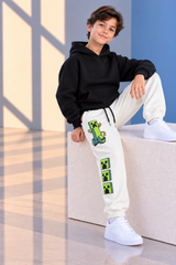 Minecraft Creeper Kids Jogger Pants  | 100% Cotton Terry