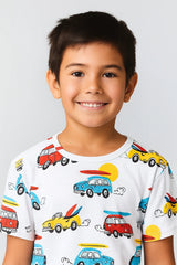 Allover Cars Printed Tracksuit