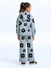 Kids Premium 100% Cotton Fleece Printed Lounge Suit – Soft, Cozy & Winter-Perfect