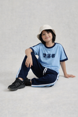 Kids Japanese Graphic T-Shirt & Trouser Set