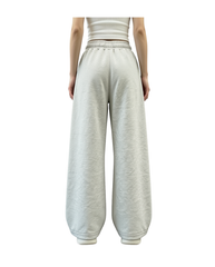 Girls’ Textured Wide-Leg Trousers – Relaxed Fit Kids Pants