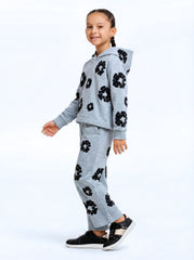 Kids Premium 100% Cotton Fleece Printed Lounge Suit – Soft, Cozy & Winter-Perfect